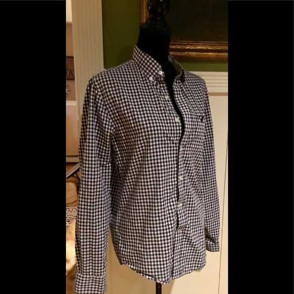 💼American Eagle checkered button down shirt work - Picture 3 of 7